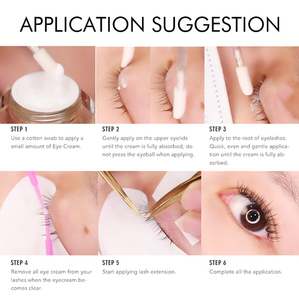 Anti-allergy Cream for Eyelash Extension Application
